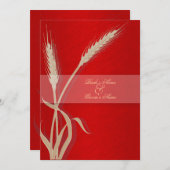 Rode crèmewijn kaart (Voorkant / Achterkant)