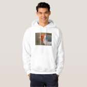 Rode Crested Kardinaal Hoodie (Voorkant volledig)