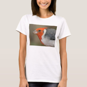 Rode Crested Kardinaal T-shirt