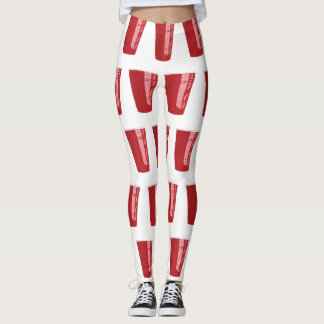 Rode Cup Beer Pong Leggings