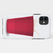 Rode Cup Case-Mate iPhone Case (Achterkant (horizontaal))