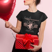 Rode Cupido Singles Valentijnsdag Feest Zwart Tri-Blend Shirt