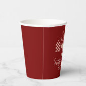 Rode Cupido Singles Valentijnsdagfeest  Papieren Bekers (Rechts)