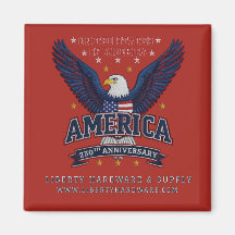 Rode Custom Promo America 250ste Verjaardag Adelaa
