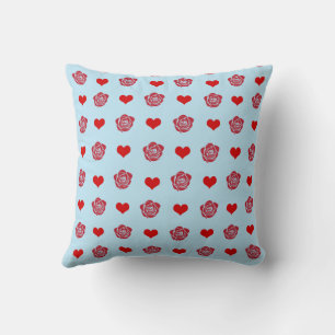 Rode Cute Gezellige Moderne Romantische Chic Stijl Kussen