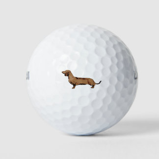Rode Dachshond Golfballen
