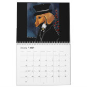 Rode Dachshond Kalender (Jan 2027)