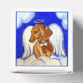 Rode Dachshund Engel Bedankdoosjes (Bovenkant)