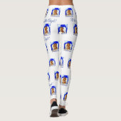 Rode Dachshund ENGEL Leggings (Achterkant)