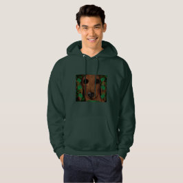 Rode Dachshund    Hoodie