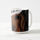 Rode Dachshund Koffiemok (Voorkant rechts)