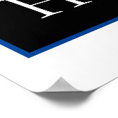 Rode Dachshund      Poster (Hoek)