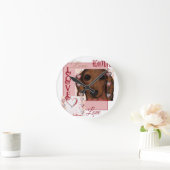 Rode Dachshund Ronde Klok (Huis)