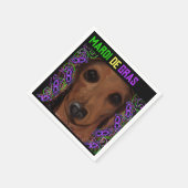 Rode Dachshund Servet (Hoek)