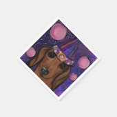 Rode Dachshund Servet (Hoek)