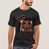 Rode Dachshund T-shirt (Voorkant)