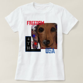 Rode Dachshund T-shirt