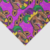 RODE DACHSHUND      TISSUEPAPIER (Detail)