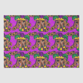 RODE DACHSHUND      TISSUEPAPIER