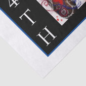 Rode Dachshund Tissuepapier (Detail)