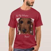 RODE DACHSUND T-SHIRT (Voorkant)