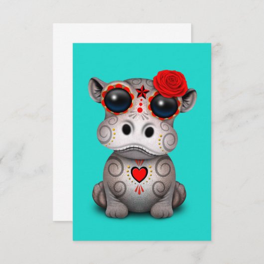 Rode Dag van de dode Baby Hippo (Voorkant / Achterkant)