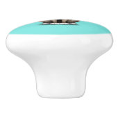 Rode Dag van de dode Chihuahua Keramische Knop (Zijkant)