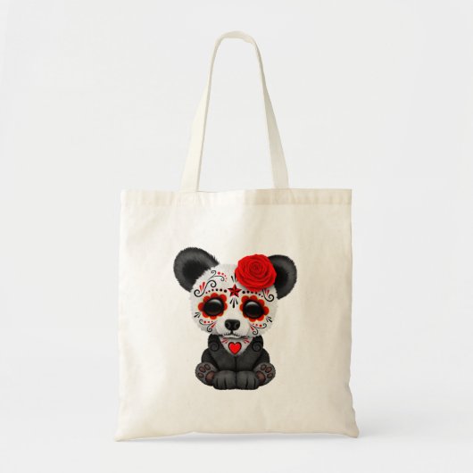 Rode Dag van de dode Panda-krab Tote Bag (Voorkant)