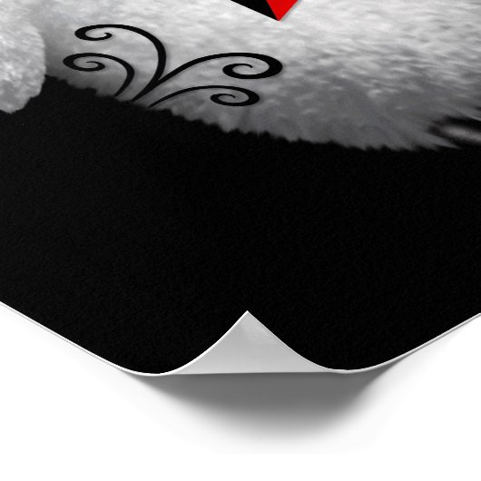 Rode Dag van de dode Suikerbuis Penguin Black Poster (Hoek)