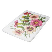 Rode Daglelie Tuin Bloemendesign Badmat (Gekanteld)