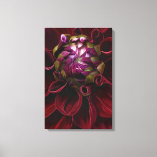 Rode Dahlia Canvas Print