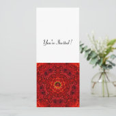 RODE DAHLIA, ROBIJN,   helder  zwart wit Kaart (Staand voorkant)