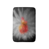 Rode Dahlia-ventilator met een aanraking van kleur Badmat (Voorkant Verticaal)