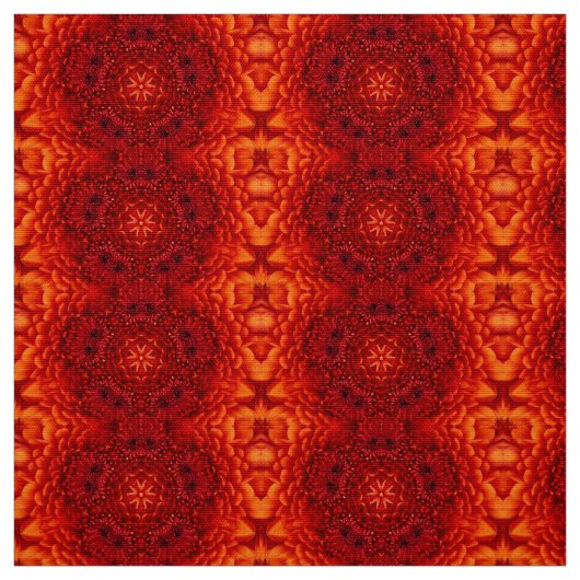 RODE DAHLIA-VLOEMVREEMDEN STOF (Swatch)