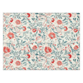 Rode Daisy Bloempatroon - Botanisch Tafelkleed (Voorkant (Horizontaal))