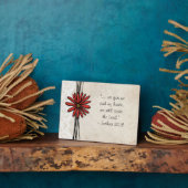  Rode Daisy Fotoplaat (Zijkant)