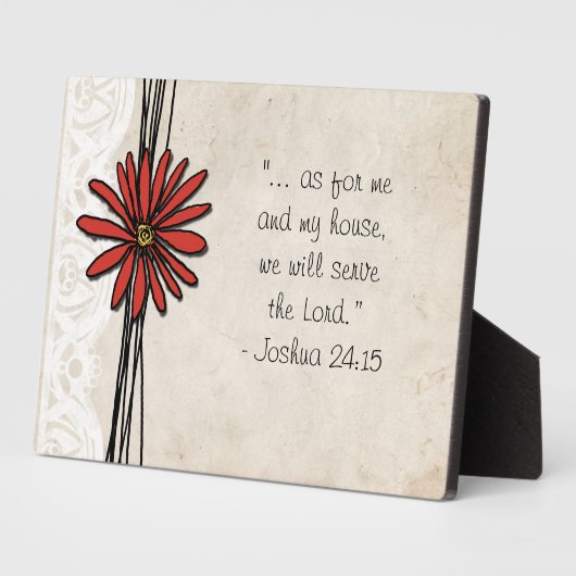  Rode Daisy Fotoplaat (Zijkant)