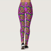 RODE DAKKEL   LEGGINGS (Achterkant)