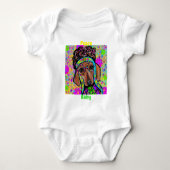 RODE DAKKEL ROMPER (Voorkant)