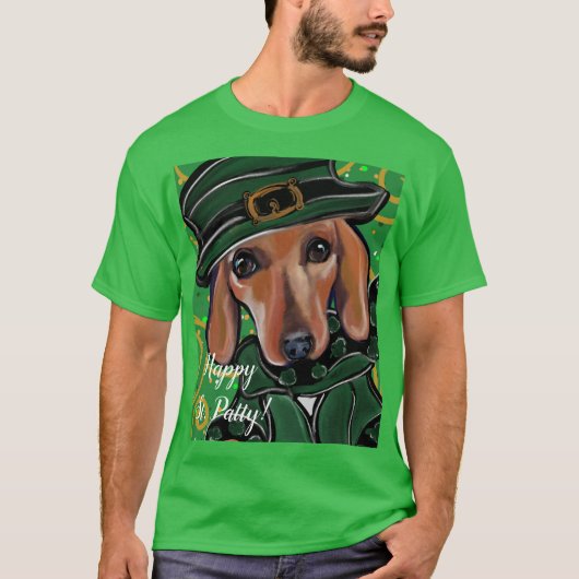 RODE DAKKELHOND    T-SHIRT (Voorkant)