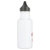 Rode Dala Paard Waterfles (Links)