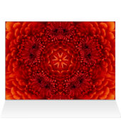 RODE DALIA BLOEM BLAADJES (Binnen Horizontaal (Boven))