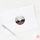 Rode Damask & Strikerslint Quinceanera Sticker (Envelop)