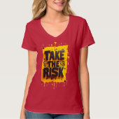 Rode dames T-shirt (Voorkant)