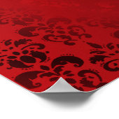 Rode damphart poster (Hoek)