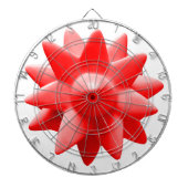 rode dartboard dartbord (Voorkant)