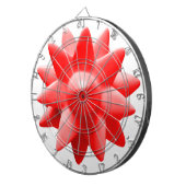 rode dartboard dartbord (Voorkant Rechts)