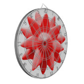 rode dartboard dartbord (Voorkant Links)