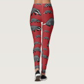 Rode Dasbroek Leggings (Achterkant)