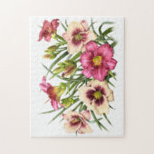 Rode Daylily Bouquet Botanische Kunst Legpuzzel (Verticaal)